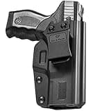 Taurus G3 Holster, Polymer and Kydex IWB for Concealed Carry Holster for G3 Taurus| Adj. Cant & Retention | Inside Waistband | Taurus G3 Accessories | Fiber-Reinforced Polymer & Kydex Available