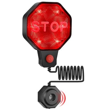 1 Pack Adjustable Garage Parking Sensor with LED Display – No-Drill Parking Aid for Cars, SUVs & Pickups, Set Stop Distance 6"–6 ft, Battery or USB Powered (Black)