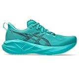 ASICS Women's NOVABLAST 5 Running Shoes, 8.5, Wave Teal/Black