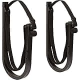 Suspenz SUP Wall Storage Rack, Stand Up Paddle Board and Surfboard Holder/Hook with Safety Straps, Black (12-0105)