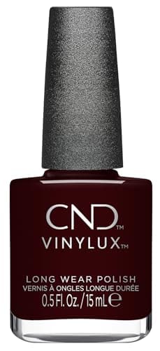 CND Vinylux Longwear Red Nail Polish, Gel-like Shine & Chip Resistant Color, Black Cherry, 0.5 fl. oz