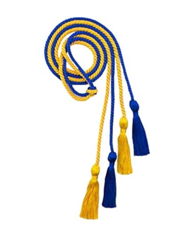 QHQCMIO Honor Cord Society Polyester Honor Cords for Graduation - Royal Blue and Gold