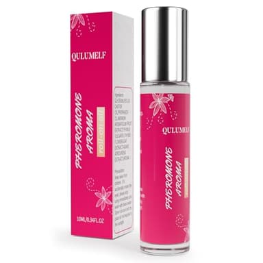 QULUMELF Pheromone Perfume for Women,Fragrance Pheromone Cologne Attract Men, Long Lasting Women's Perfume, Roller Ball Design, Portable and Fruity