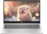 HP Chromebook 15.6 Inch Laptop for College Students, Intel 4-Core Processor N (Beat i5-8250U), 8GB DDR5 SA RAM, 64GB eMMC, Chrome OS, UHD Graphics, Arctic Silver (Renewed), 15a-na002