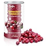 Freeze Dried Cranberries, 2.64OZ/75G Whole Frozen Cranberries, Freeze Dried Fruit, Camping Food & He-althy Fruit Snacks, 100% Natural, No Sugar Added,