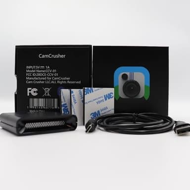 Camcrusher Warns About Speed Cameras, Red Light Cameras in Real time via APP | Activated Automatically | Bluetooth Enabled Cam Crusher