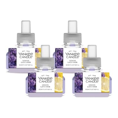 Yankee Candle ScentPlug Refill, Lemon Lavender 0.625 Fl Oz (Pack of 4)