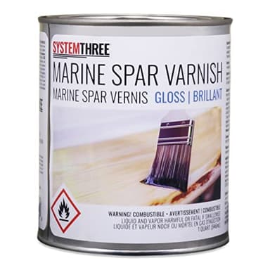 System Three Marine Spar Varnish, Gloss, 1 Qt Can