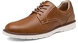 Jousen Mens Dress Shoes Casual Oxfords Lace Up Business Formal Dress Sneakers for Men (AMY9066 Brown 10)