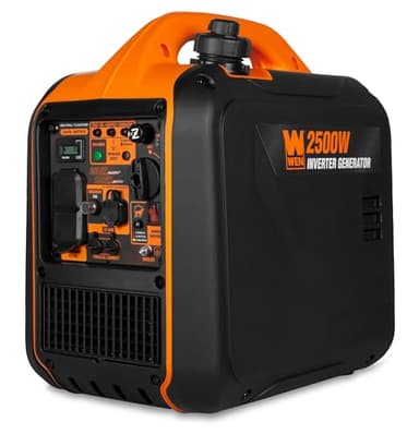 WEN 2500-Watt Inverter Generator, Quiet, Portable, and Lightweight with Fuel Shut Off and CO Watchdog (56250iX)