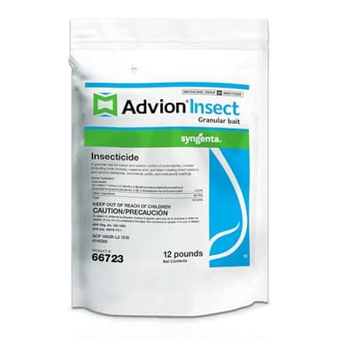 Advion Insect Granular Bait, 12-lb. Shaker Bottle, Effective Insect Granular Bait, Formulated with 0.22% Indoxacarb, Outdoor Use, for Control of Prevailing Perimeter Pests