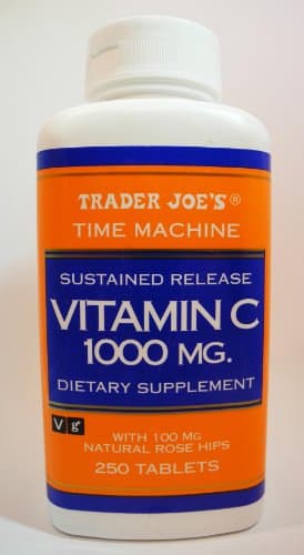 Trader Joe's Sustained Release Vitamin C 1000MG Dietary Supplement