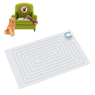 SEERWAY 22"x14" Scat Mat for Dogs and Cats, Pet Shock Mat with 3 Training Modes - Electric Training Pad to Keep Pets Off Furniture, Couch, Countertops, Christmas Tree - Indoor Pet Deterrent Mat