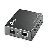 TP-Link MC220L | Gigabit SFP to RJ45 Fiber Media Converter | Fiber to Ethernet Converter | Plug and Play | Durable Metal Casing | Versatile Compatibility | Auto-Negotiation | UL Certified