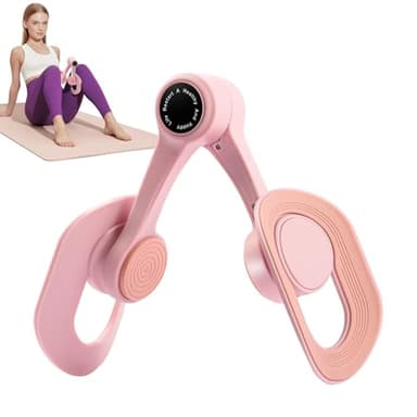 SirDone Thigh Master Kegel Exerciser - 360° Adjustable Thigh & Pelvic Floor Strengthener, Multi-Function Home Gym Equipment for Women's Inner Thigh, Hip, Leg and Arm Workouts (Pink)
