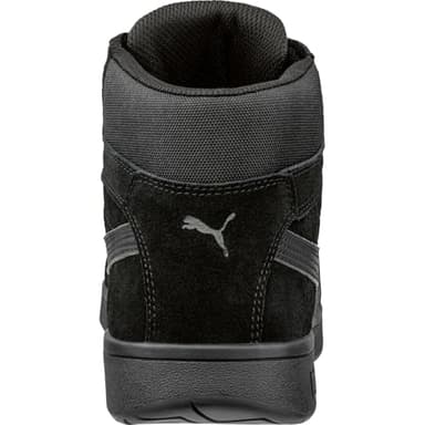 PUMA Men's Iconic Suede Mid EH Oxford, Black/Black/Black, 11.5 Wide