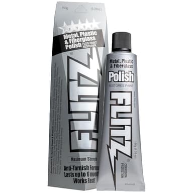Flitz Metal Polish Paste - 5.29oz USA-Made Polish for Solid Chrome, Stainless Steel, & Aluminum - Non-Abrasive for Light Oxidation - Requires Manual Buffing - Not for Plated/Coated Surfaces (1 Pack)