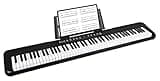 Digital Piano 88 Key Full Size Semi Weighted Electronic Keyboard Piano with Music Stand,Power Supply,Bluetooth,MIDI,for Beginner Professional at Home/Stage