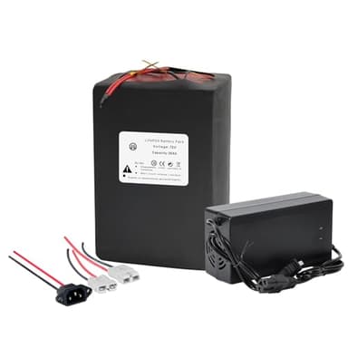 BtrPower 72V 25Ah E-Bike B attery,High-Power 72V B attery for 0-2800W E-Bikes & E-Motos | Anderson Connector & 50A BMS