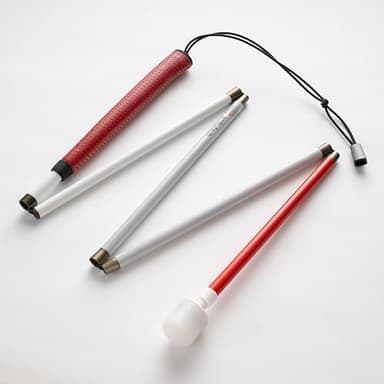 NO-JAB® Ambutech Cane, Ambutech's Best Graphite Shaft with a Rolling Marshmallow Tip, “No More Sharp Jabs to Your Body” (Patent 10,898,406 B2) (54 inchs)