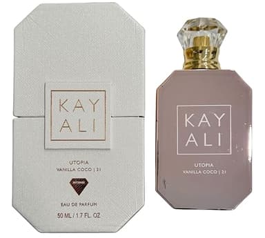 KAYALI Utopia Vanilla Coco | 21 Eau de Parfum 50ml – Warm Coconut & Vanilla Bourbon Intense Fragrance
