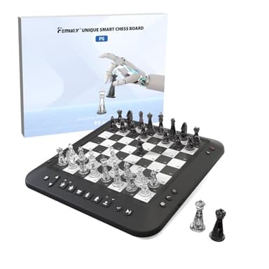 Electronic Chess Set, Board Game, Computer Chess Game, Electronic Chess Set Game, Chess Sets Games Lovers, for Beginners Great Partner for Play and Practice