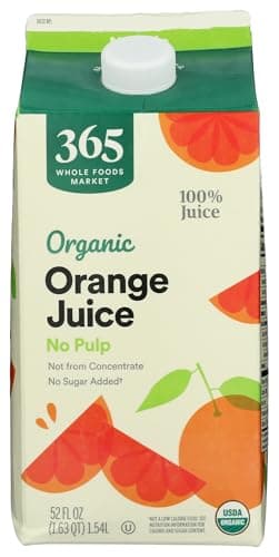 365 by Whole Foods Market, Organic Orange Juice, No Pulp, 52 Fl Oz