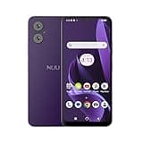 NUU A15 Cell Phone 4GB + 128GB, Unlocked for Mint, Metro, T-Mobile, Qlink and More, Perfect for Teenagers, Dual SIM 4G, Octa-Core Helio G36 2.2GHz 6.5" HD+, Android 13, Purple, US Warranty