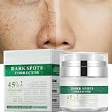 Skin Whitening Cream with Vitamin C&B5&E,Keep Moisturizing,Skin Lightening Cream for Intimate Areas and Bleaching,Dark Spot Remover for Face,Neck,Armpit,Elbow, Inner Thigh and Knees,1.7oz