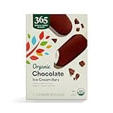 365 by Whole Foods Market Organic Vanilla Ice Cream Chocolate Bar, 3 Count, 3 Ounce Each