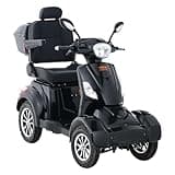 VEVOR Heavy Duty 4-Wheel Mobility Scooters for Seniors & Adults 500lbs Capacity - 31 Miles 3-Speed Long Range, 800W All Terrain Electric Recreational Scooter Wheelchair with 25° Max Climbing Capacity
