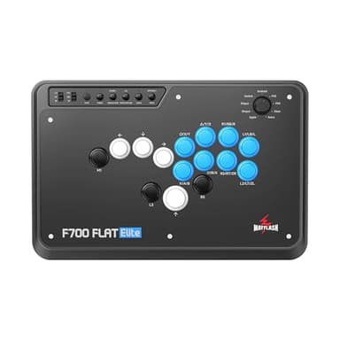 MAYFLASH F700 FLAT Elite Wireless Arcade Stick Leverless All Button Controller with Sanwa buttons Compatible with PS5, PS4, PC, Xbox Series S/X, Switch/Switch 2 Support Bluetooth, 2.4G and Wired