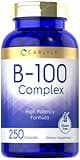Carlyle B-100 Complex Vitamin | 250 Capsules | Non-GMO, Gluten Free Supplement
