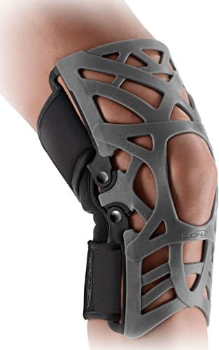 DonJoy Reaction Web Knee Support Brace with Compression Knee Sleeve | Superior Comfort Knee Support SleeveKnee Sleeve for Men and Women: Grey, Medium/Large