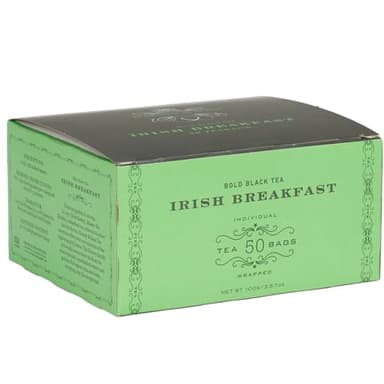 Harney & Sons Irish Breakfast Tea, 50 Tea Bags, Caffeinated, Bold and Flavorful Assam Tea