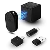 Yungrain Wireless Lavalier Microphone, Ultra-Compact Design Wireless Mini Mic for iPhone/Pro/iPad/Android/PC/Windows/MAC, Bluetooth Microphone, Clip on Mic for Tiktok, YouTube, Video Recording, Zoom