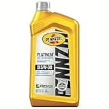 Pennzoil Platinum Full Synthetic 5W-30 Motor Oil (1-Quart, Single)
