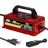 SDULIBITIY 36V 18AMP Volt Golf Cart Charger, EZGO Charger Lithium Golf Cart Battery Charger EZGO TXT 36v Golf Cart Charger Trickle Charger Golf Cart Charger