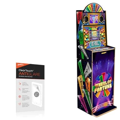 BoxWave Screen Protector Compatible with Arcade1Up Wheel of Fortune Casinocade Deluxe Arcade Game - ClearTouch Anti-Glare (2-Pack), Anti-Fingerprint Matte Film Skin