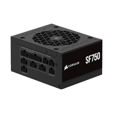 CORSAIR SF750 (2024) Fully Modular Low Noise 80 Plus Platinum ATX Power Supply – 3.1 Compliant – PCIe 5.1 Ready – SFX-to-ATX Bracket Included – Black