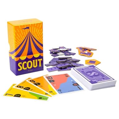 Oink Games Scout Award-Nominated Strategic Hand Management | Small-Box Travel-Friendly Family Experience | 2-5 Players Ages 9+ | 20 Minutes | Portable Circus Theme
