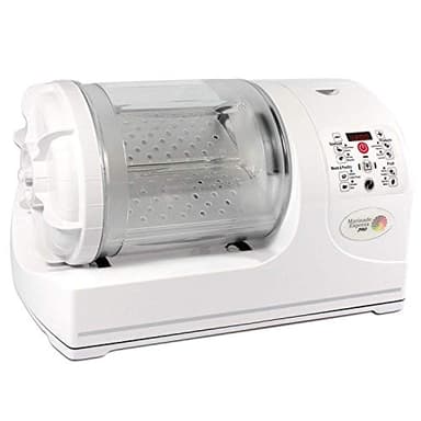 Marinade Express Pro PMP-310 Professional Marinade System, Vacuum Sealed, Meat and Vegetable Tenderizer, Titan Drum, Canister Sealed, LED Display, Professional Chef Technology, Auto Shut Off, White