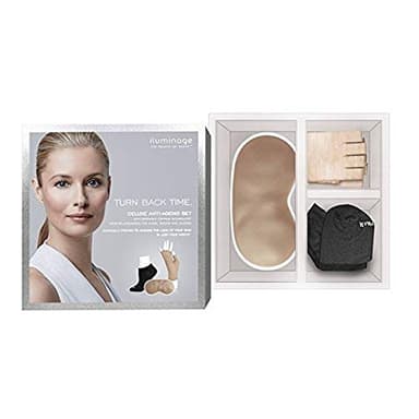 Iluminage. Beauty Deluxe Anti-Aging Set with Patented Copper Technology (M/L Gloves)