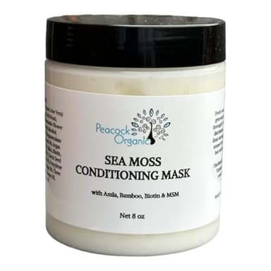 Sea Moss Mask with Amla, Biotin and MSM | Anti Shedding and Healthy ReGrowth | 8oz