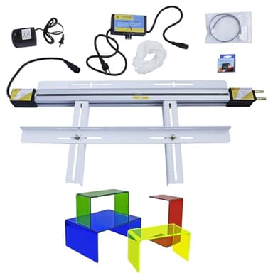 BOZHENYULEI 24"(600mm) Plastic Acrylic Bending Machine, 110V Acrylic Heat Bending Machine With Bracket Heating Wire Light Box Heater, Acrylic PVC Bending Machine Glassiness Bender 1mm-6mm Thickness