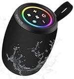 Bluetooth Speaker, Portable Wireless, Powerful Stereo Small Speaker USB Rechargeable with AUX Input, IPX5 Waterproof, TWS Pairing, for Outdoor Home Party Travel, Electronics Birthday Gifts for Him Her