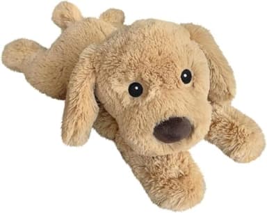 Dog Stuffed Animals, Microwavable Stuffed Animal Adorable Fluffy Puppy Plush for Warmth, Heatable Coolable Lavender Scent Puppy Plush Toy, Cute Soft Dog Plushies for Kids Adults Gift, Golden Retriever