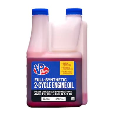 VP Racing 2-Cycle Oil - Full-Synthetic, For Small Engines - 16 oz - Synthetic Oil