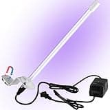 Tesiplz R600 HVAC UV Light,14'' 18W Ultraviolet UVC Lamp AC Coil Cleaner for Whole House System Air Conditioning Duct Filter with Magnet (120, Volts)