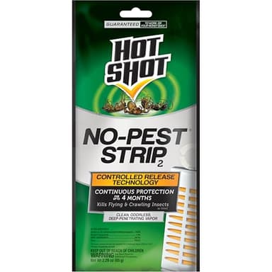 Hot Shot No-Pest Strip, Kills Flying And Crawling Insects, Penetrating Vapor, 1 Pack, 2.29 Ounces